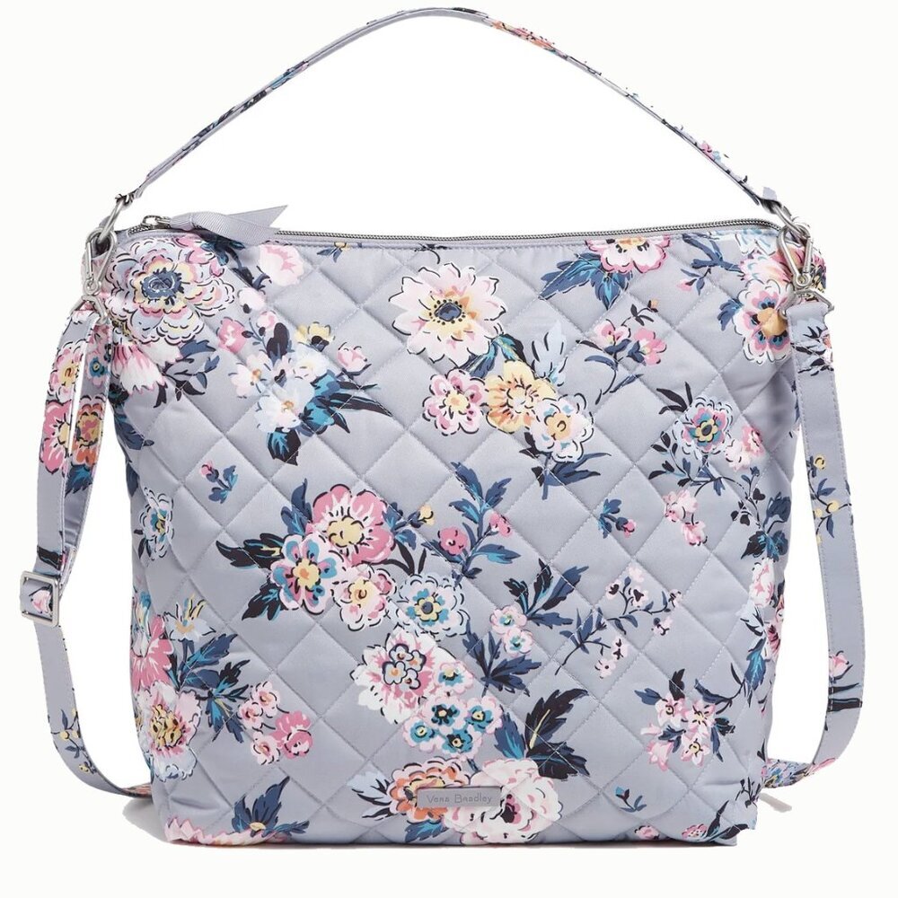 Vera Bradley Parisian Boutique Oversized Hobo Shoulder Bag in Performance Twill